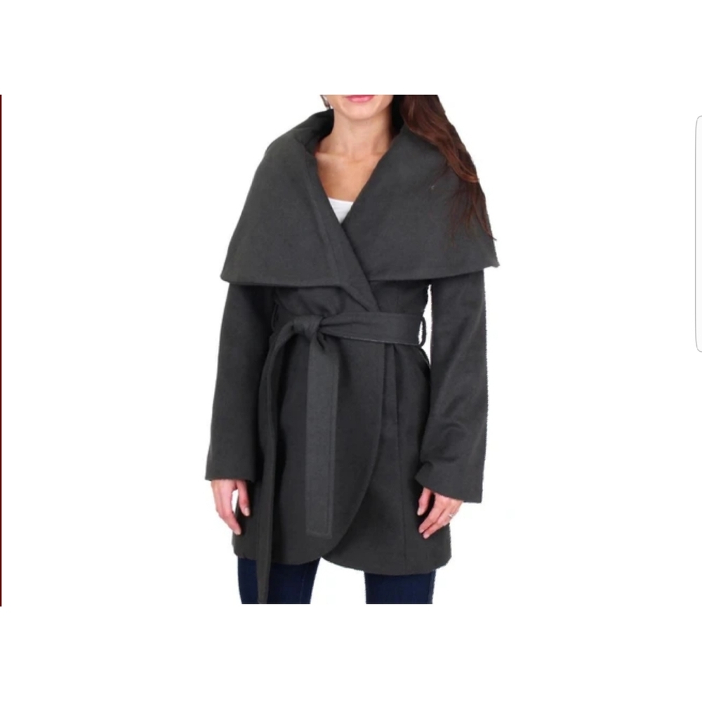 Tahari Marla Winter Wool Blended Coat size 1x